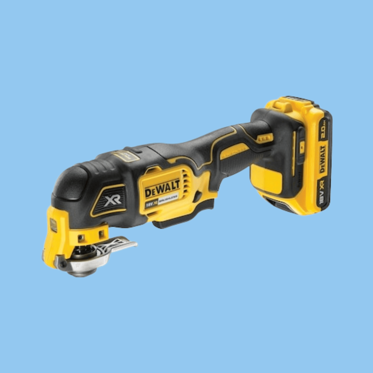 DeWalt DCS355D2-GB 18V XR Cordless Oscillating Tool - 2 X 2Ah Battery + Charger