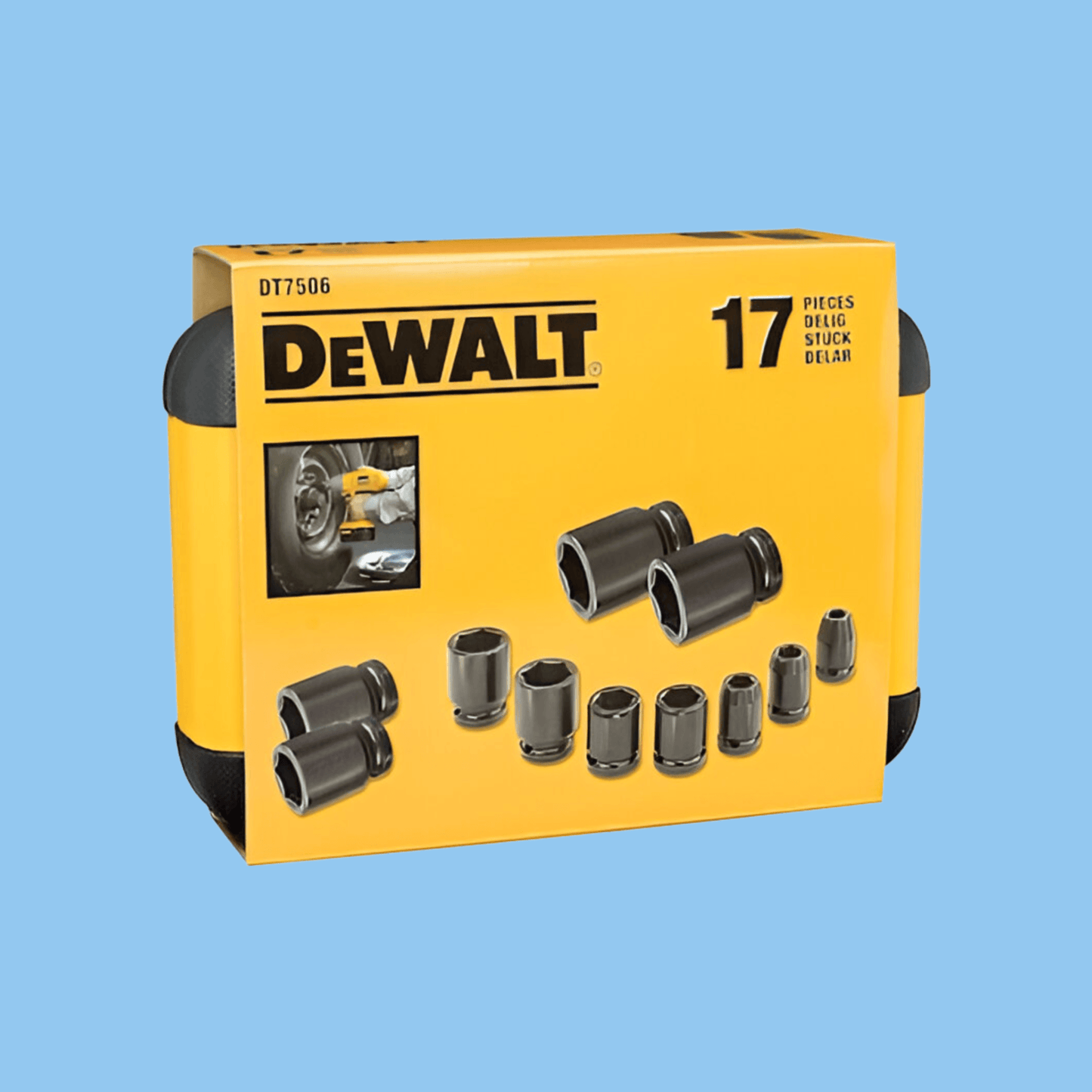 DeWalt DT7506-QZ 17PC Impact Socket Set