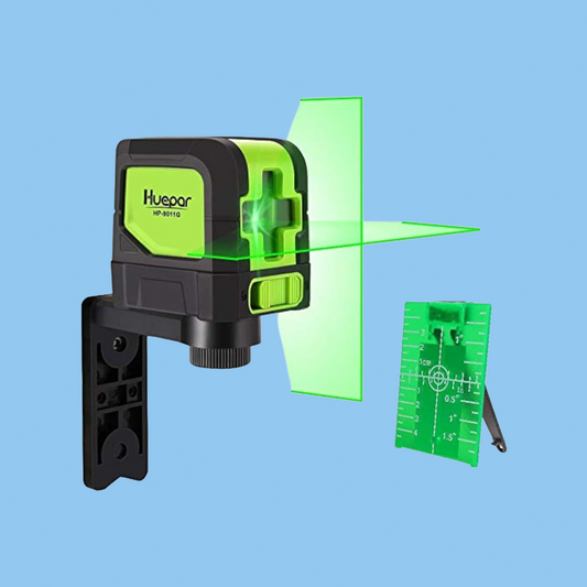 Huepar M-9011G Green Laser Level: Self-Leveling with Magnetic Base